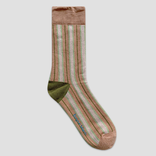 마지막수량* [봉주르마치] Vertical stripe socks