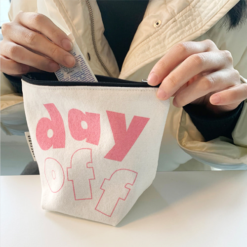 [ppp studio] day off pouch