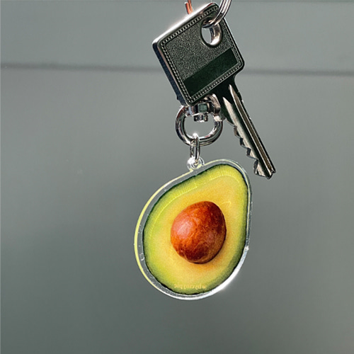 [byemypie] keyring avocado