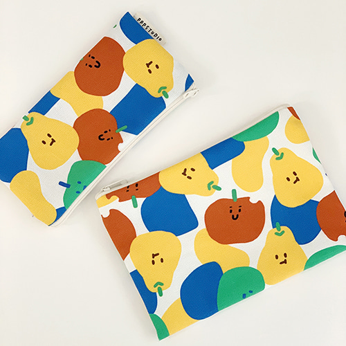 [ppp studio] emotion fruits pouch - 2종