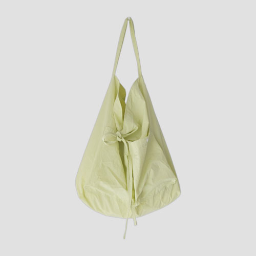 [projet] two pockets easy bag lime (5차입고)