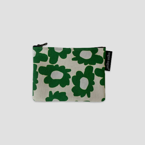 [소곤소곤] Bloom green pouch S (4차입고)