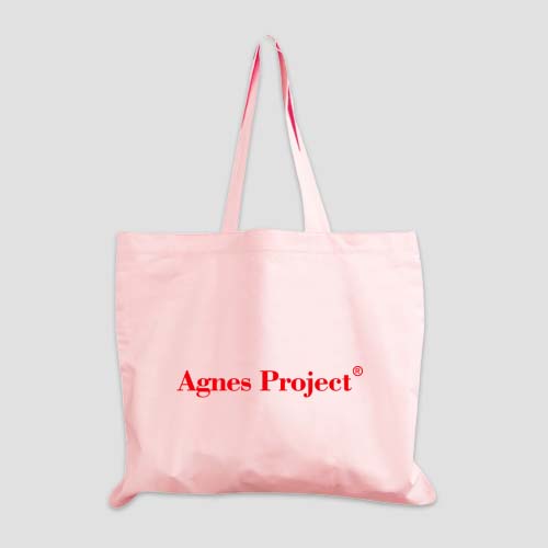 [아그네스프로젝트] Large Cotton Bag_Pink