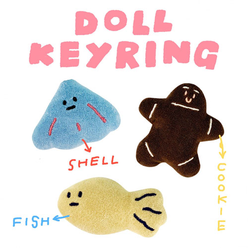[ppp studio] Doll Keyring (3차입고)