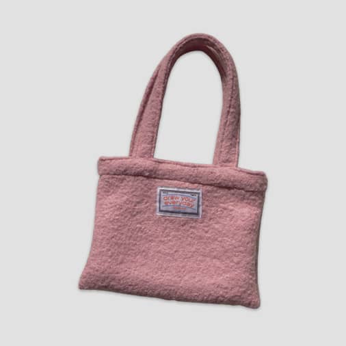 [ppp studio] Mini Wool Bag - pink
